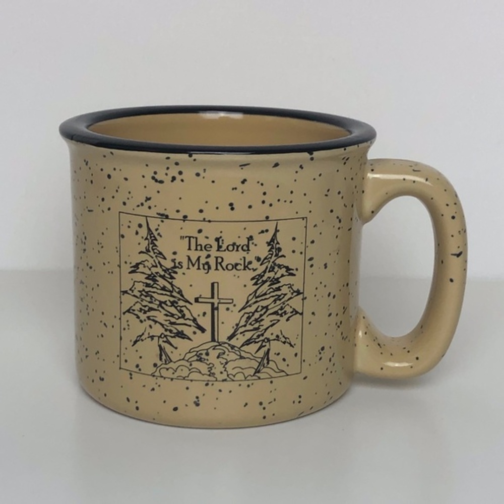 M Ware The Lord Is My Rock Coffee Mug Cup